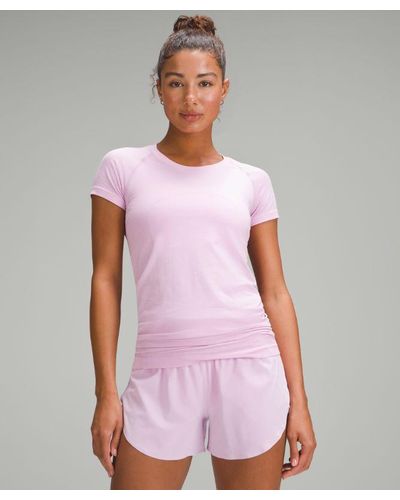 lululemon – Swiftly Tech Short-Sleeve Shirt 2.0 Hip Length – – - Purple