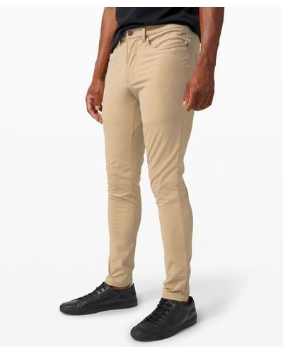 lululemon Abc Skinny-fit Trousers Warpstreme - 32" - Colour Khaki - Size 36 - Multicolour