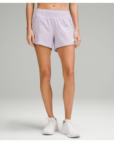 lululemon Hotty Hot High-rise Lined Shorts 4" - White