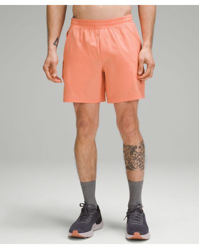 lululemon Pace Breaker Linerless Shorts - 7" - Color Orange - Size L