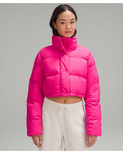 lululemon Wunder Puff Super-cropped Jacket - Pink