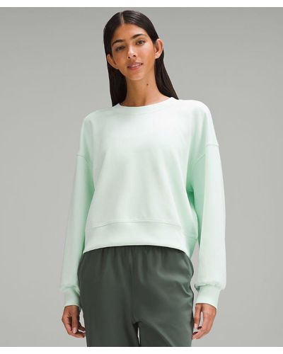 lululemon – Softstreme Perfectly Oversized Cropped Crew Sweatshirt – /Pastel – - Green