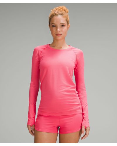 lululemon Swiftly Tech Long-sleeve Shirt 2.0 - Pink