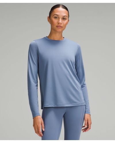lululemon Ultralight Hip-length Long-sleeve Shirt - Blue