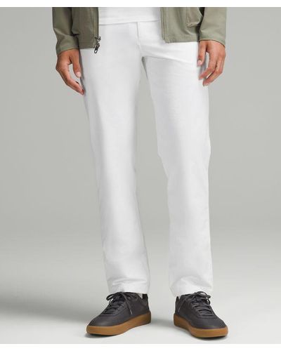 lululemon – Abc Classic-Fit Trousers 32"L Stretch Cotton Versatwill – – - White