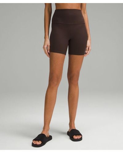 lululemon Align High-rise Shorts - 6" - Colour Brown - Size 10