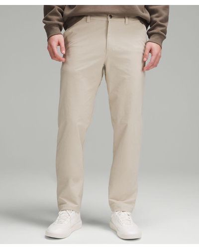 lululemon – Abc Classic-Fit Trousers 34"L Stretch Cotton Versatwill – – - Natural