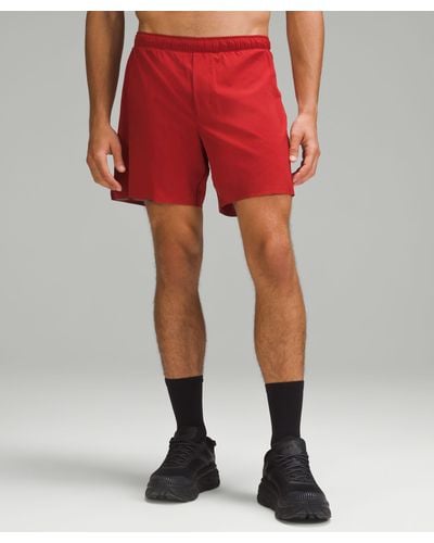 lululemon Surge Lined Shorts - 6" - Color Red - Size L