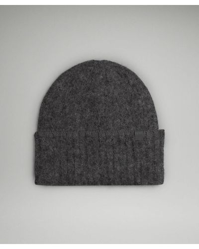 lululemon Alpaca Beanie Hat - Wool-blend - Colour Grey/black - Size S/m