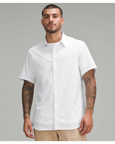 lululemon Airing Easy Short-sleeve Shirt - Color White - Size L