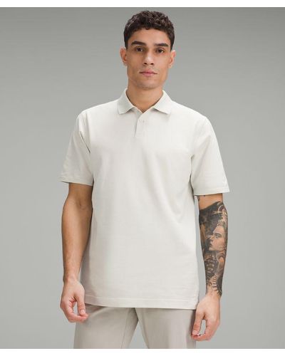 lululemon – Classic-Fit Pique Short-Sleeve Polo Shirt – – - Grey
