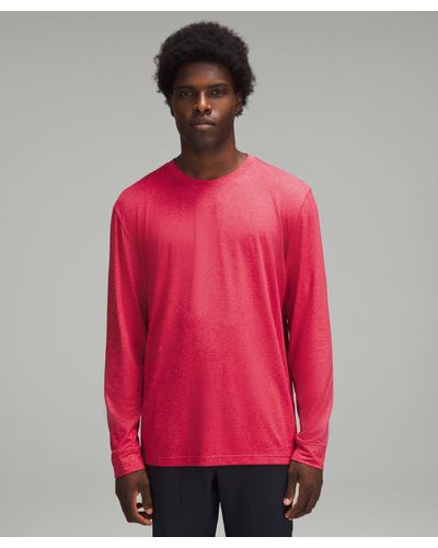 lululemon License To Train Relaxed-fit Long-sleeve Shirt - Red