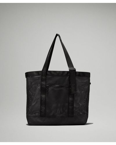 lululemon Mesh Tote Bag 20l - Black