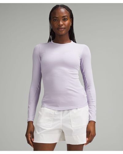 lululemon Hold Tight Long-sleeve Shirt - Purple