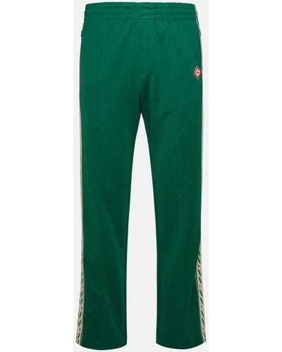 Casablancabrand Cotton Blend sweatpants - Green