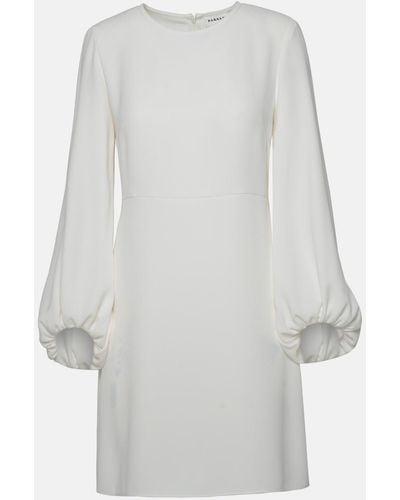 P.A.R.O.S.H. Ivory Polyester Dress - White