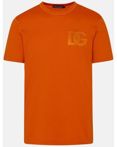 Dolce & Gabbana Cotton T-shirt - Orange