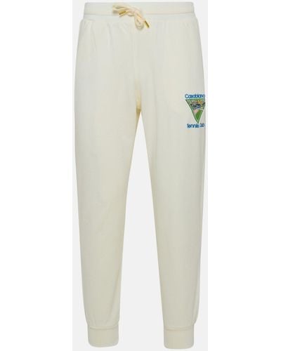 Casablancabrand Cotton Sports Pants - White