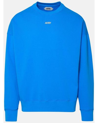 Autry Cobalt Cotton Sweatshirt - Blue