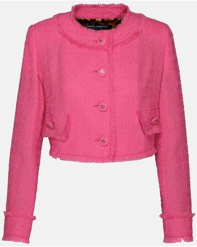 Dolce & Gabbana Wool Jacket - Pink