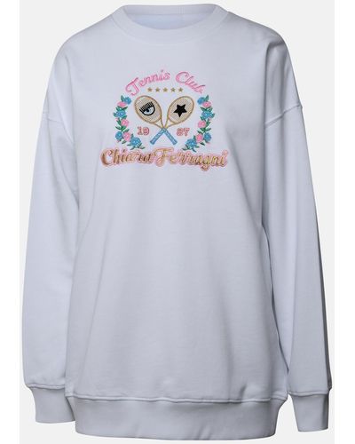 Chiara Ferragni Cotton Sweatshirt - Gray