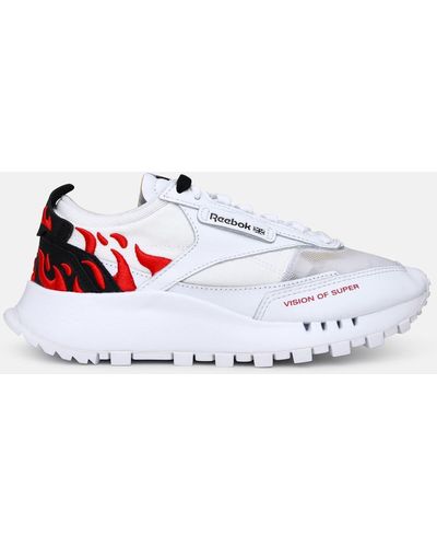 Vision Of Super Leather Blend Sneakers - White