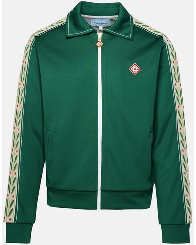 Casablancabrand 'laurel' Cotton Blend Sweatshirt - Green