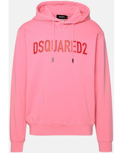 DSquared² Cotton Hoodie - Pink
