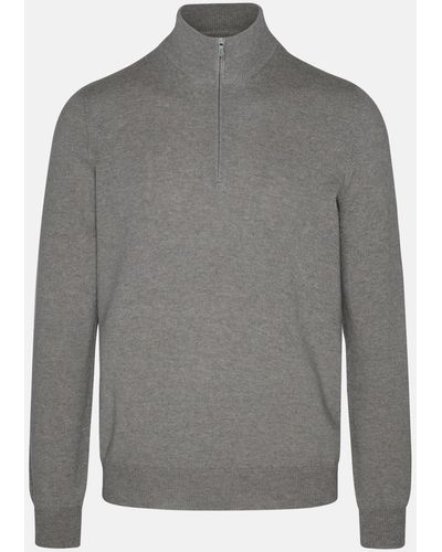 Gran Sasso Cashmere Turtleneck Sweater - Gray