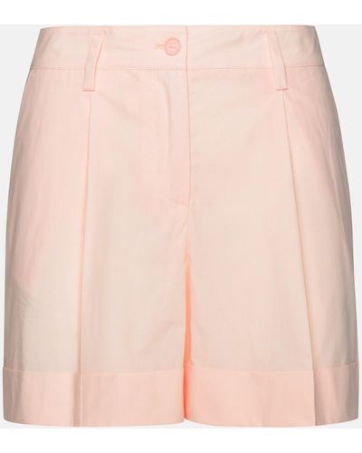P.A.R.O.S.H. 'canyox' Cotton Shorts - Pink