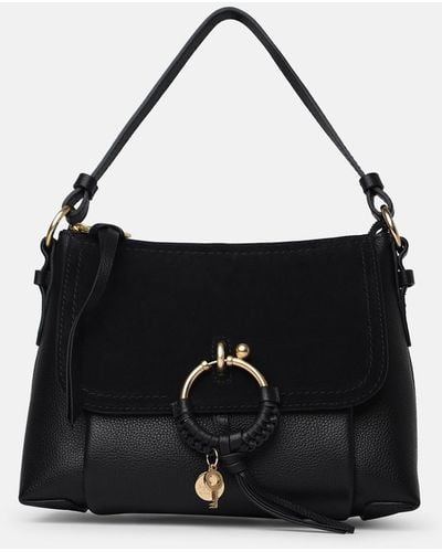 See By Chloé See By Chloé Leather Small Joan Bag - Black