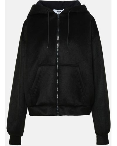 MSGM Acrylic Fiber Blend Sweatshirt - Black