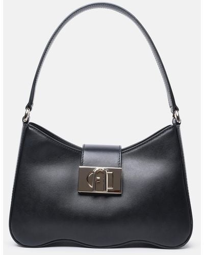 Furla ' 1927' Calf Leather Bag - Black