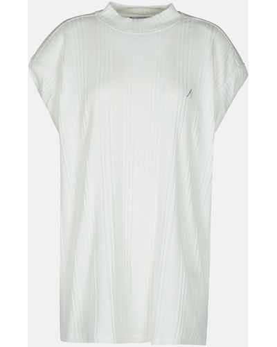 The Attico 'laurie' Cotton T-shirt - White