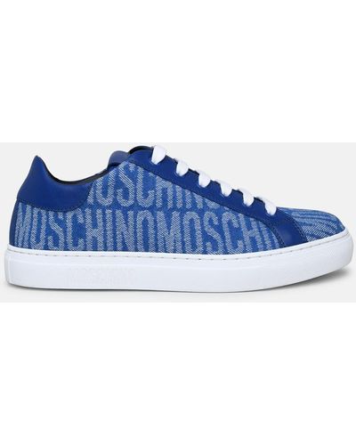 Moschino Serena25 Fabric Sneakers - Blue