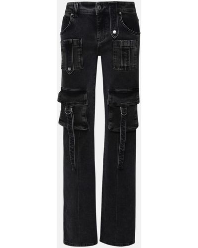 Blumarine Gray Cotton Jeans - Black