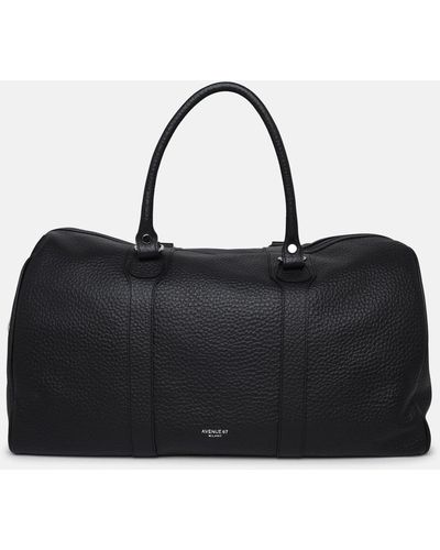 Avenue 67 'montecarlo' Leather Travel Bag - Black