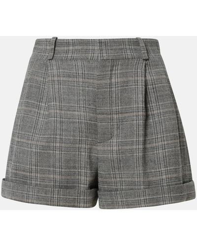 The Mannei 'kudebi' Shorts In Virgin Wool Blend - Gray