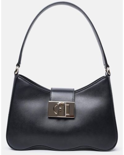 Furla ' 1927' Calf Leather Bag - Black