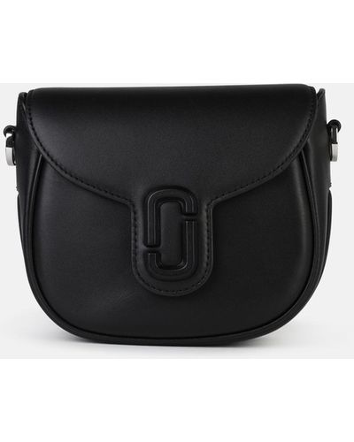 Marc Jacobs 'saddle' Leather Bag - Black