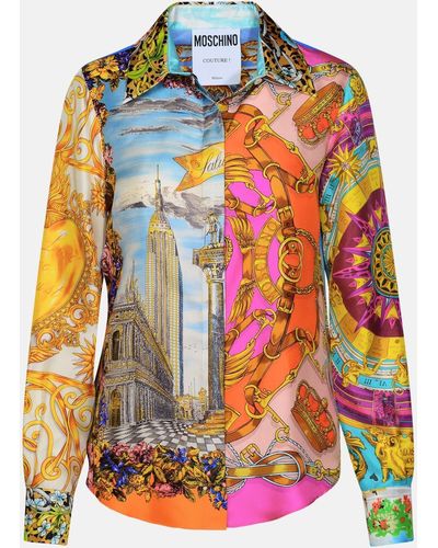 Moschino Color Silk Shirt - Multicolor