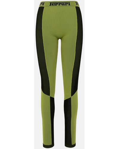 Ferrari Green Polypropylene Livery leggings - Black