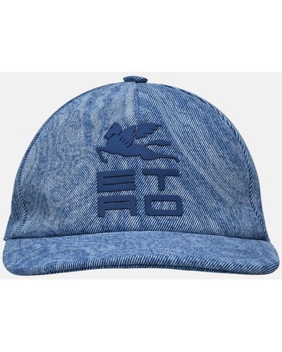 Etro Light Cotton Cap - Blue