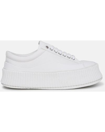 Jil Sander Canvas Sneaker - White
