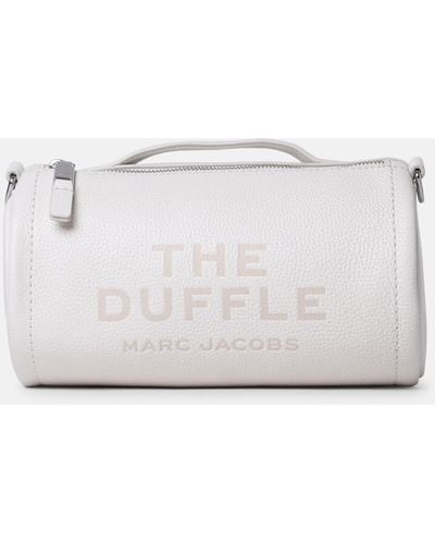 Marc Jacobs Cream Leather Duffle Bag - Natural