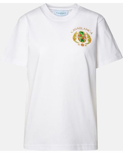 Casablanca 'joyaux D'afrique' Organic Cotton T-shirt - White