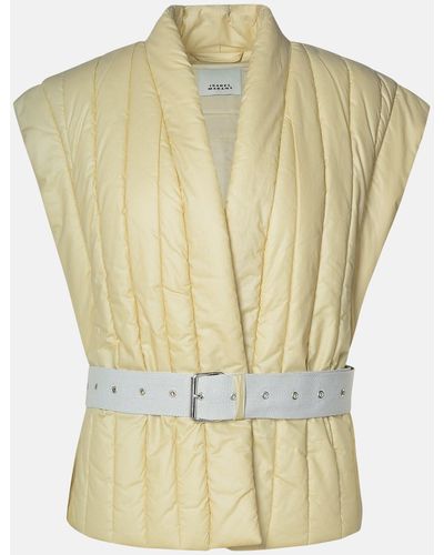 Isabel Marant 'ajali' Ecru Cotton Blend Jacket - Natural