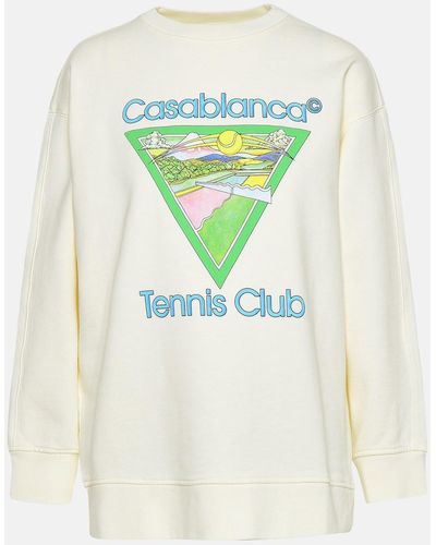 Casablancabrand Cotton Tennis Club Sweatshirt - White