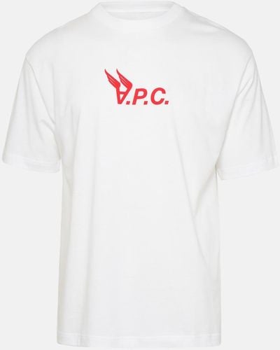 A.P.C. Cashmere Cotton T-shirt - White