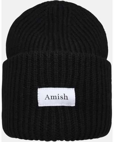 AMISH Wool Blend Cap - Black